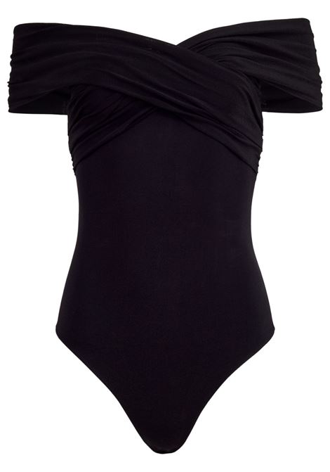 black The Rafael off-shoulder bodysuit  KHAITE | 22844003 RAFAEL200